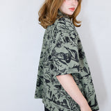 Moss 'Moonlit Marsh' Unisex Twill Button-Up