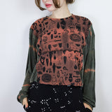 'Camera Obscura' Boxy Long Sleeve (Size 1)