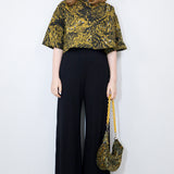 Ochre 'Night Watch' Twill Boxy Button-Up
