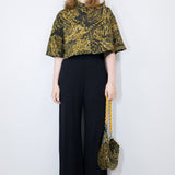 Ochre 'Night Watch' Twill Boxy Button-Up