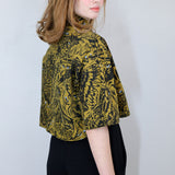 Ochre 'Night Watch' Twill Boxy Button-Up