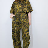Ochre 'Night Watch' Twill Boxy Button-Up