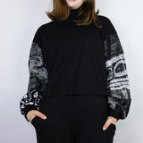 'Dark' Patchwork Boxy Long Sleeves (Sizes 1 & 2)