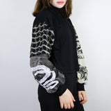 'Dark' Patchwork Boxy Long Sleeves (Sizes 1 & 2)