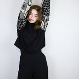 'Dark' Patchwork Boxy Long Sleeves (Sizes 1 & 2)