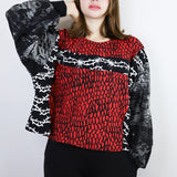 'Barbed Wire' Boxy Long Sleeve (Size 2)
