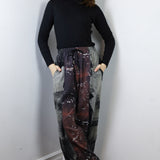 'Geode' Patchwork Crepe Pants (Size 1)