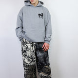 Black 'Hound' on Grey Hoodie