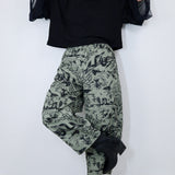 Moss 'Moonlit Marsh' Unisex Barrel Jeans