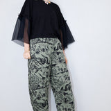 Moss 'Moonlit Marsh' Unisex Barrel Jeans