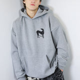 Black 'Hound' on Grey Hoodie