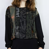 'Rosemary' Patchwork Bodice Boxy Long Sleeve (Sizes 1, 2, & 3)