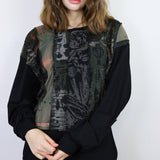 'Rosemary' Patchwork Bodice Boxy Long Sleeve (Sizes 1, 2, & 3)