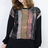 'Opera' Patchwork Bodice Boxy Long Sleeve (Sizes 1, 2, & 3)