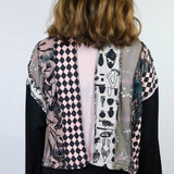 'Blushing' Patchwork Bodice Boxy Long Sleeve (Sizes 1, 2, & 3)