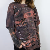 'Torn' Hand Dyed Loose Tee (Sizes 1 & 2)