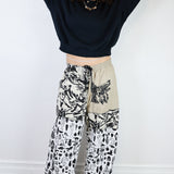 'Howl' Patchwork Pants (Size 2)