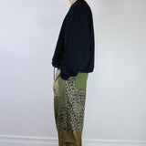 'Utility' Patchwork Pants (Size 2)
