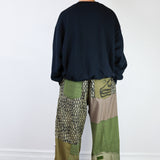 'Utility' Patchwork Pants (Size 2)