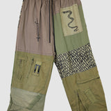 'Utility' Patchwork Pants (Size 2)