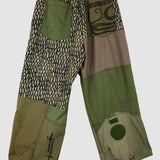 'Utility' Patchwork Pants (Size 2)