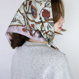 'Nightcrawlers' Silk Scarf