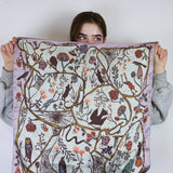 'Nightcrawlers' Silk Scarf