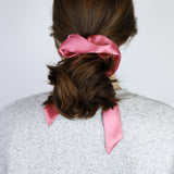 Rose Silk Scrunchie