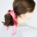 Rose Silk Scrunchie