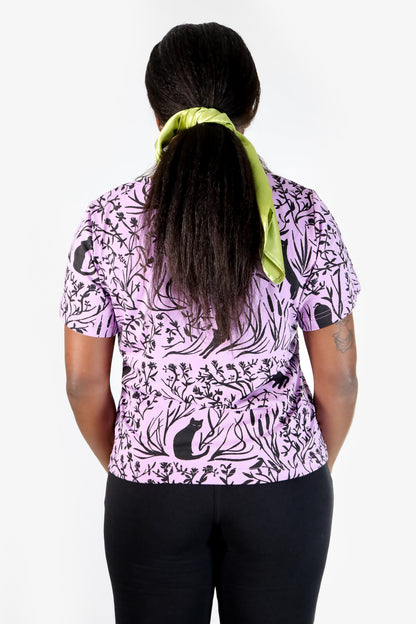 Orchid Cattails Amie Tee
