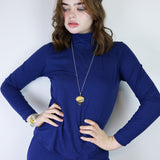 Sapphire Turtleneck