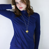 Sapphire Turtleneck