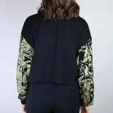 Gold 'Birds of Prey: Vol. 2' Patchwork Boxy Long Sleeve