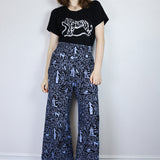 Frost on Black 'Beyond the Gates' Wide Leg Pants