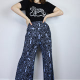 Frost on Black 'Beyond the Gates' Wide Leg Pants