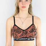 Mulberry Shroomed Bralette