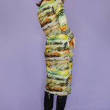 'Dusty Hills' Scoop Neck Dress