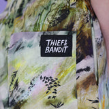 'Dusty Hills' Linen Straight Leg Trouser