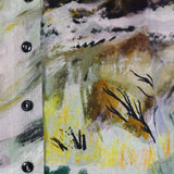 'Dusty Hills' Linen Boxy Button Up