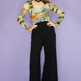 'Dusty Hills' Scoop Neck Bodysuit