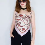 'Nightcrawlers' Silk Scarf Large