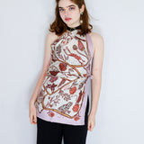 'Nightcrawlers' Silk Scarf Large