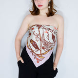 'Nightcrawlers' Silk Scarf Large