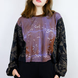 Coffee 'Fox Den' & 'Starlight' Boxy Long Sleeve (Sizes 1 & 3)