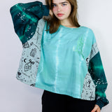 'Beyond the Gates' Topaz Boxy Long Sleeve (Size 2)