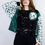 'Starlight' & 'Skull' Boxy Long Sleeve (Size 1)
