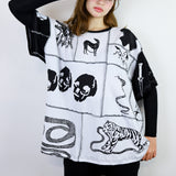 'Sketchbook' Loose Tee (Size 2)