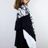 'Silent Film' Loose Long Sleeve (One Size)