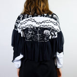 'Silent Film' Loose Long Sleeve (One Size)