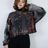 Geode 'Dry Brush' Unisex Boxy Long Sleeve